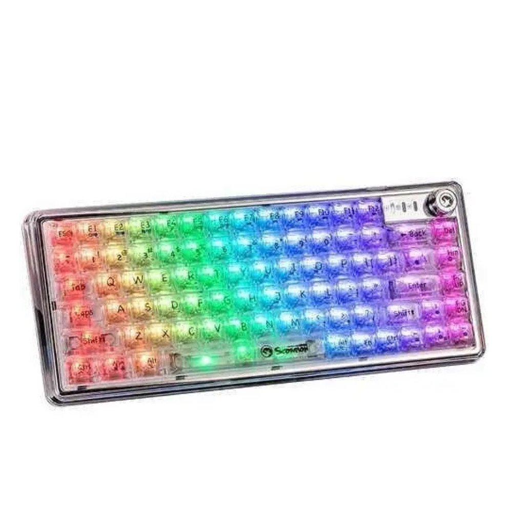 Tastatura USB Marvo KG979G Transparent